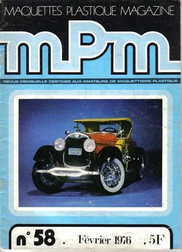 Maquettes Plastique Mpm Magazine N°58 Février 1976