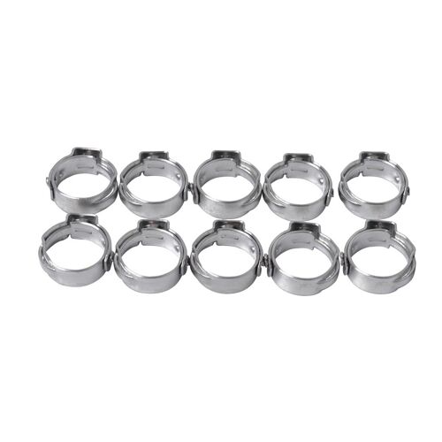 Kits De Colliers De Serrage Réglables En Acier Inoxydable Pour Voiture, À Oreille Unique, 5.8mm ¿ 7mm, 10 Pièces