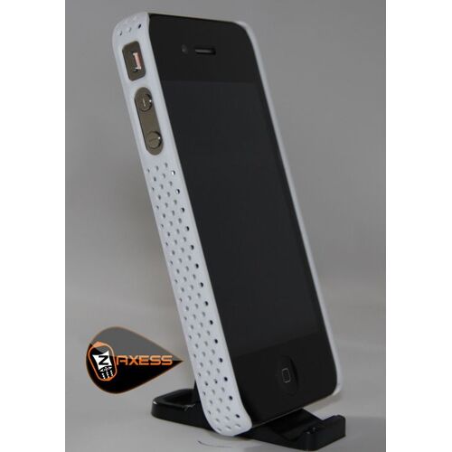 Coque TPU Micro Aérée Blanche pour Iphone 4