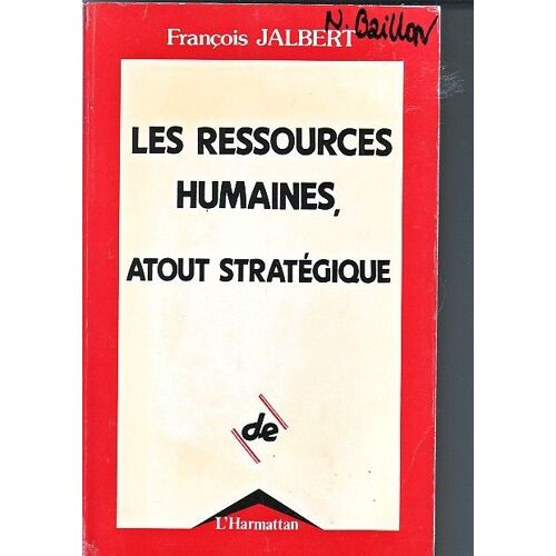 Les Ressources Humaines, Atout Stratégique