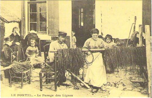 Le Portel - Le Parage Des Lignes - Réédition D'une Cpa - 1er Choix - Ref 020 817