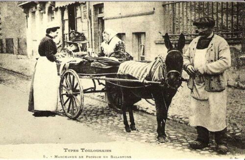 Toulouse - Marchande De Poisson En Baladeuse - Réédition D'une Cpa - 1er Choix - Ref 020 754