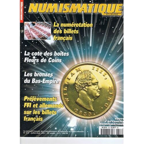 Numismatique Et Change N° 318 Du 01/07/2001