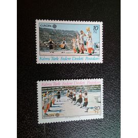 Timbre Turquie Yt 2318 - 2319 Séries: Europe (C.E.P.T.) - Folklore 1981 ( 020604 )