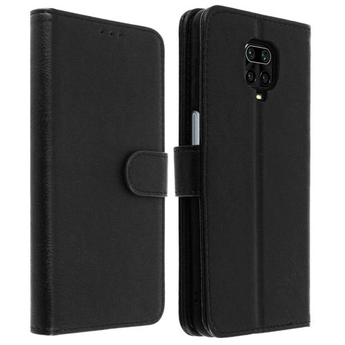 Étui Folio pour Redmi Note 9S / Note 9 Pro / Note 9 Pro Max Série Chesterfield Noir