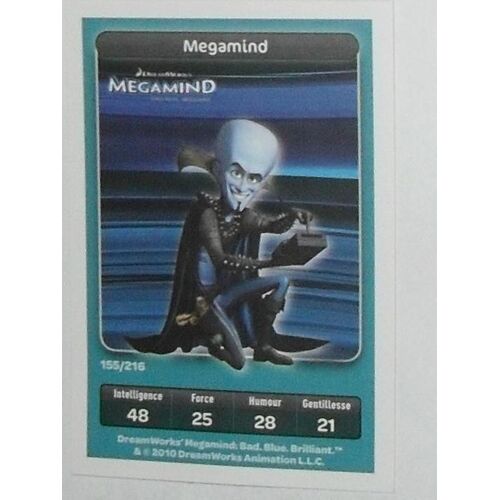 Carte Disney Carrefour 155/216 Megamind (Megamind)