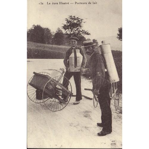 Porteurs De Lait - Réédition D'une Carte Postale Ancienne - 1er Choix - Ref 020 700