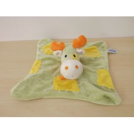 Doudou Cerf Élan Vert Orange Toys'land