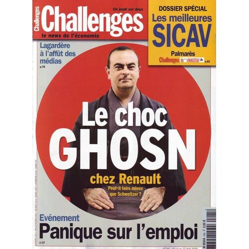 Challenges N° 245 : Le Choc Ghosn Chez Renault