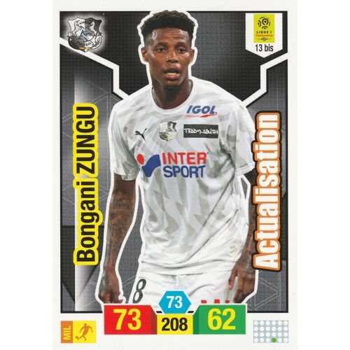 Carte Panini Foot - Adrenalyn Xl 2019 / 2020 - 13 Bis - Bongani Zungu - Amiens - Actualisation