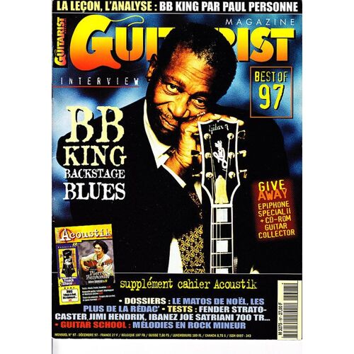 Guitarist Magazine  N° 97 : Bb King Backstage Blues