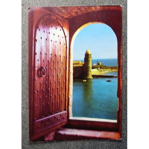Carte Postale Écrite En 1971.318 Collioure La Tour De L'église St Vincent