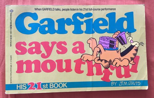 Garfield Says A Mouthful Garfield Numbered Paperback