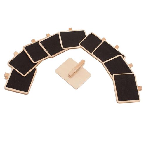 Tableau noir pour mémo, petit Message, 10 pièces, pour Restaurant, Buffet, mariage