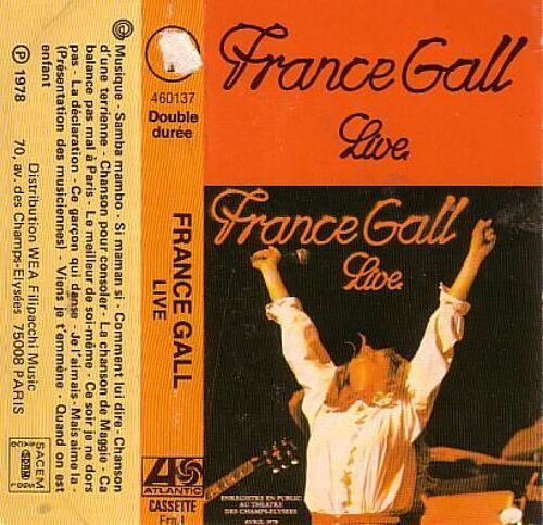 France Gall - Live - Cassette Audio