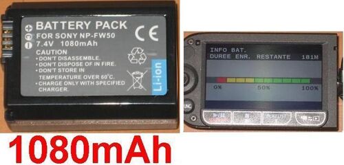 Batterie type SONY NP-FW50