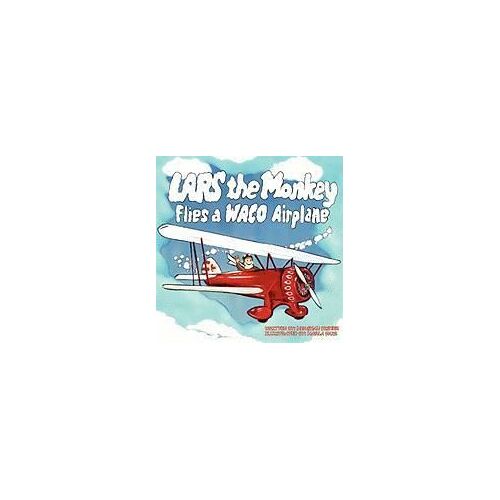 Lars The Monkey Flies A Waco Airplane