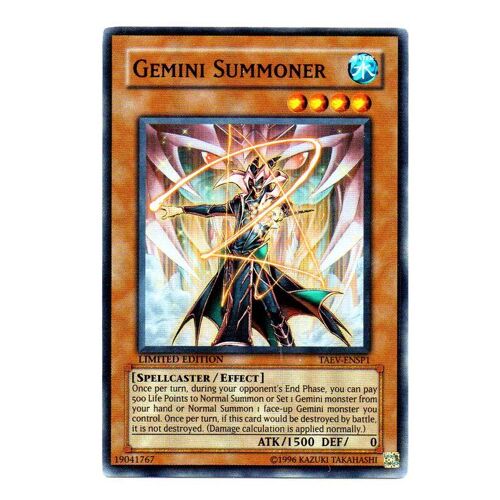 Yu Gi Oh - Gemini Summoner - Taev-Ensp1 - Super Rare - Anglais
