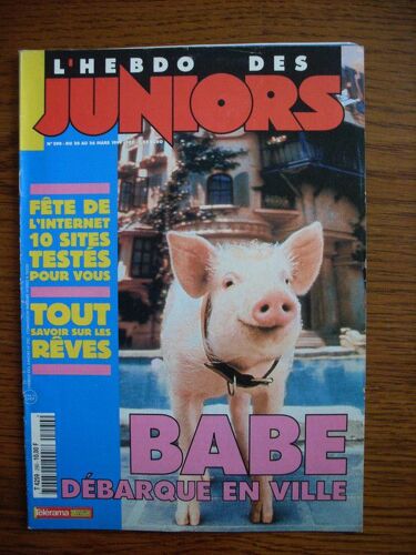 L'hebdo Des Juniors  N° 290 : Babe Débarque En Ville