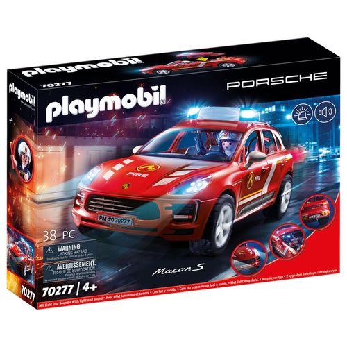 Playmobil Sports Et Action 70277 - Porsche Macan S Et Pompier