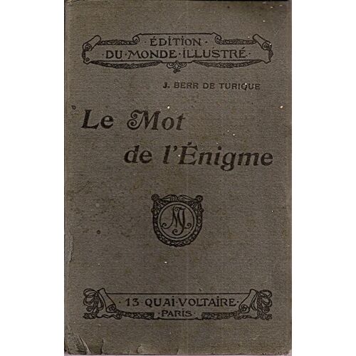 Le Mot De L'enigme