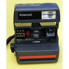 POLAROID 636 TALKING CAMERA 1ER APPAREIL PARLANT