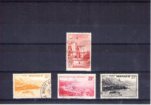 1948/1949 - Nr 311 À 313 - Vue De La Principauté