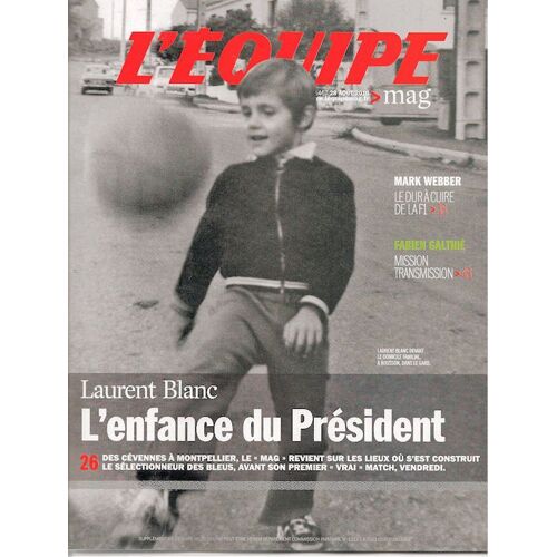 L'équipe Mag  N° 1467 : Laurent Blanc - L'enfance Du Président