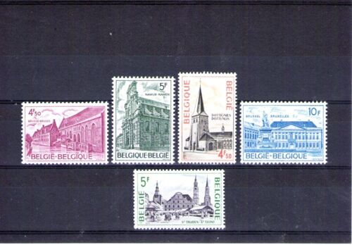 1975 - Nr 1760 À 1764 - Année Europeen Du Patrimoine Architectural