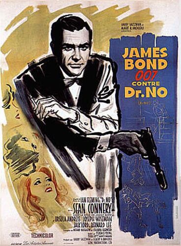 James Bond Contre Dr No - James Bond 1962 - Affiche De Cinéma Petit Format