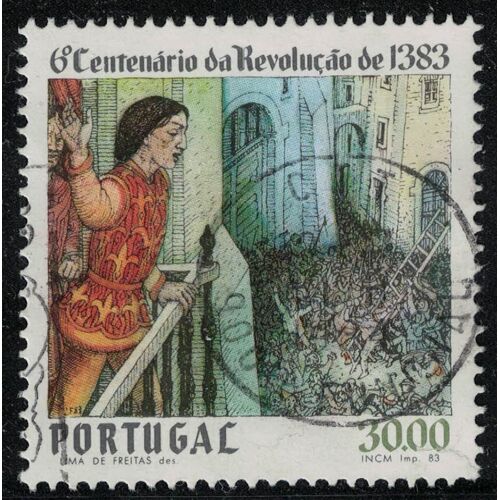 Portugal 1983 Oblitéré Used 6ème Centenaire De La Révolution De 1383 Su