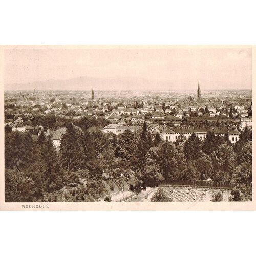 Carte Postale Ancienne, France, Haut Rhin ( 68 ), Mulhouse, Vue Générale Sur La Ville