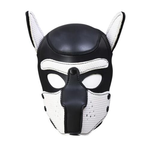 Masques De Fête Pour Chiot, Cagoule Blanche Pour Chien, Queue Sm, Rembourré, En Néoprène, Doux, Pour Esclave, Jeux De Rôle, Jouets Sexuels Pour Couple, Nouvelle Collection