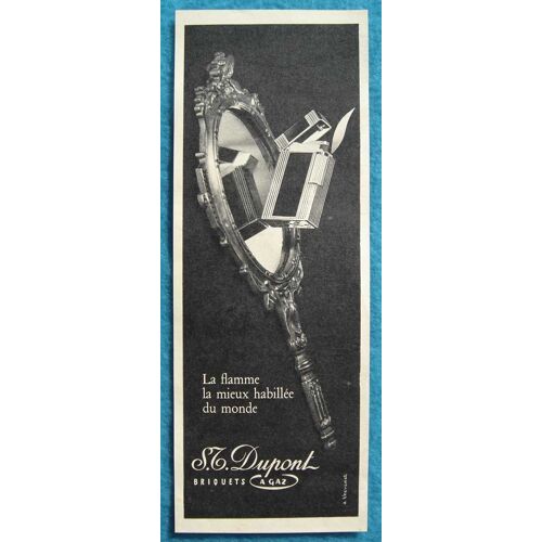 Publicité Papier - Briquet S.T. Dupont De 1957