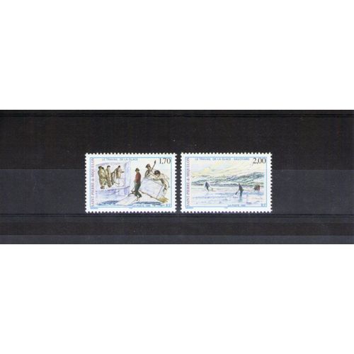 1998 - Nr 672 À 673 - Le Travaille De Glace