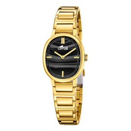 Coffret Montre/Bijou Femme Lotus Together Acier Doré