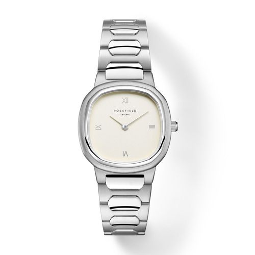 Montre Femme Rosefield Gaia Crème Silver