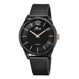 Montre Lotus Smart Casual Acier Milanais Noir