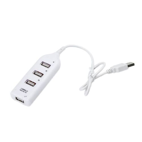 Micro USB Hub 2.0 Multi Ports 4 Ports USB, haute vitesse, avec interrupteur on/off, séparateur USB pour PC, accessoires d'ordinateur