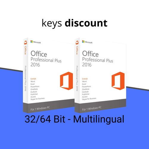 Office 2016 Professionnel Plus (2 Pc)