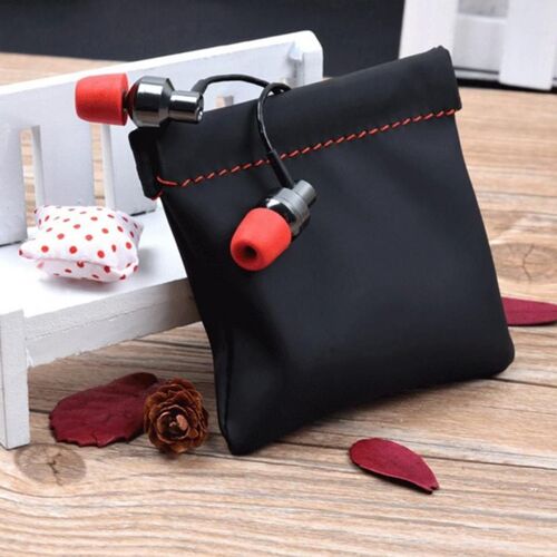 Nouveau boîtier Portable pour écouteurs, Mini sac de rangement rigide rond à fermeture éclair, boîte pour écouteurs