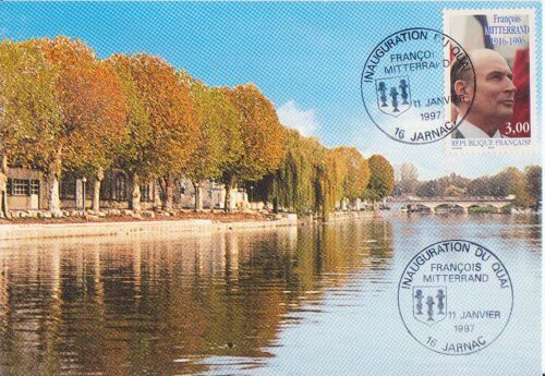Inauguration Du Quai François Mitterrand Jarnac 11 Janvier 1997