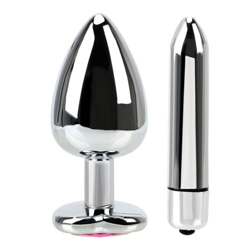 Vibromasseur Anal En Acier Inoxydable Pour Femme Et Homme, Masturbation Féminine, Masseur De Prostate, Produit Sexuel