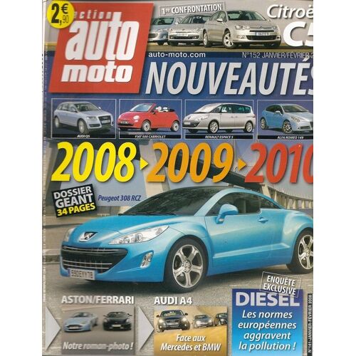 Action Auto Moto  N° 152 : Nouveautes 2008-2009-2010