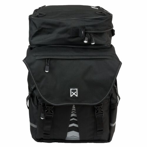 Willex Sacoches De Vélo Avec Sac Supérieur Xl 1200 65 L Noir 13411