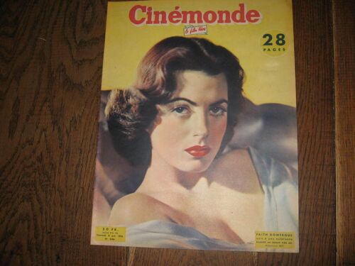 Cinémonde (6 Octobre 1951)  N° 896 : Faith Domergue - Pierre Brasseur - Orson Welles - Yvonne Printemps Et Pierre Fresnay-Bourvil Et Jean Richard