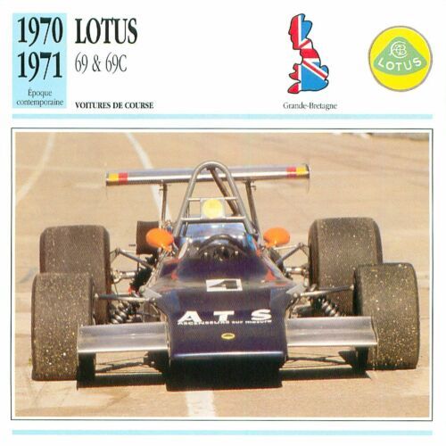 Fiche Atlas Voiture Lotus 69