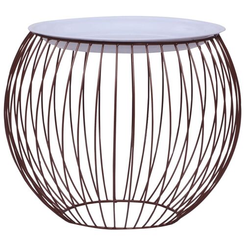 Vidaxl Table Basse Doré Ø 41 Cm
