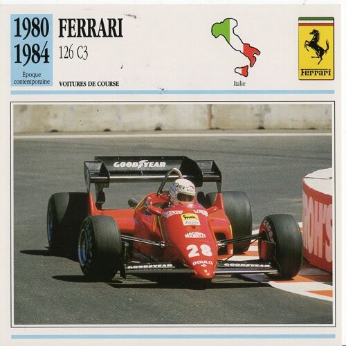 Fiche Atlas Voiture Ferrari 126 C3