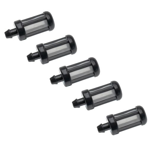 vhbw 5x Filtre à essence compatible avec Stihl FS 410, MS 170, MS 171, MS 180, MS 181 outils de jardin comme des tronçonneuses, rotofils